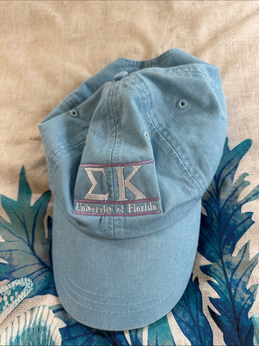 Adams Light Blue University of Florida Embroidered Cap